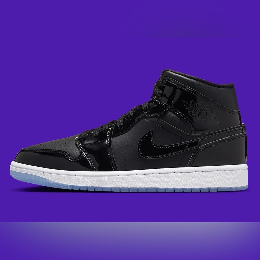 Air Jordan 1 Mid Space Jam black concord white  DV1308-004 size 8 - 13 mens - Picture 9 of 13